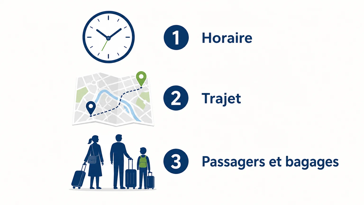Checklist en trois étapes pour préparer une estimation de taxi à Paris