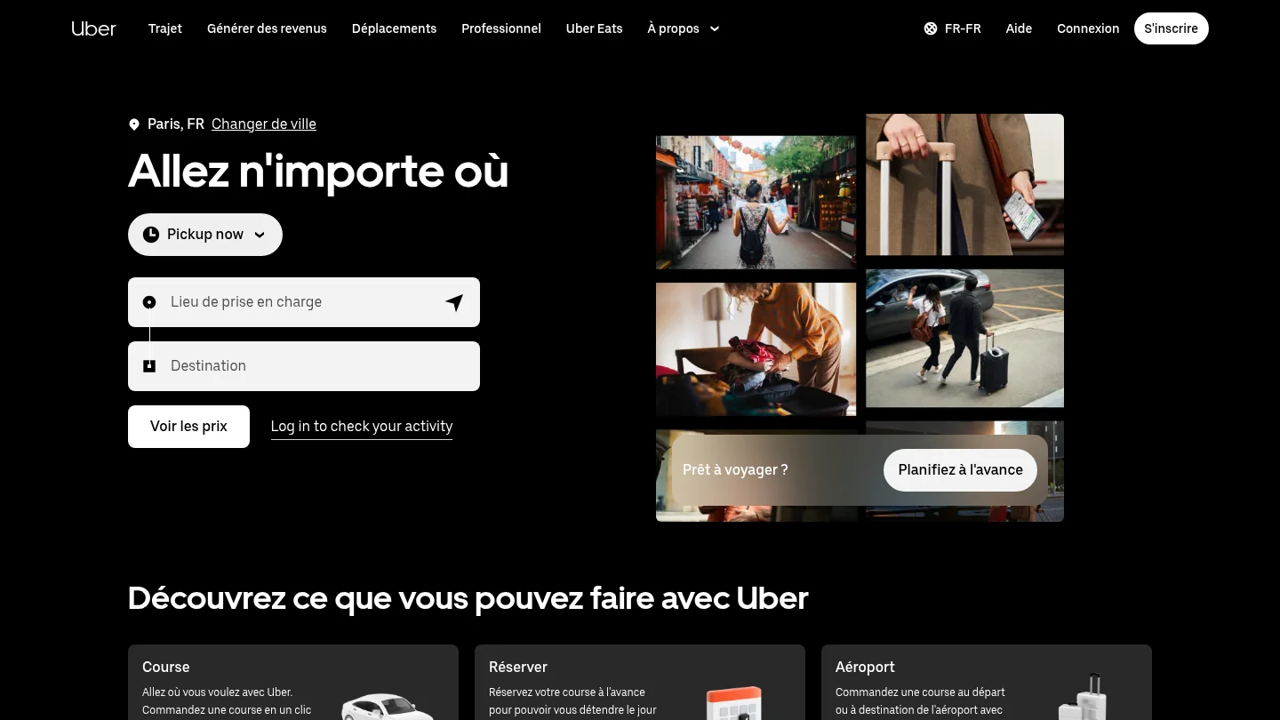 Application Uber Taxi
